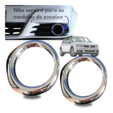 Aplique Cromado Aro Farol Milha Golf 2007 Até 2013 Par