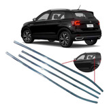 Aplique Cromado Janelas Pestana Volkswagen T Cross Rígido
