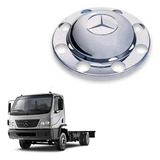 Aplique Cromado Tampa Cubo Tracao Mb Accelo P9
