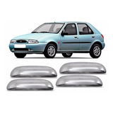 Aplique Cromo Jogo Maçaneta Fiesta Sedan 96 97 98 99 00 01