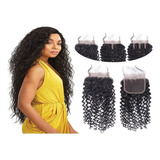 Aplique De Cabelo Humano Natural Encaracolado De 20cm