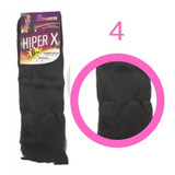 Aplique De Cabelo Jumbo Hiper X Kanekalon 126 Cm 