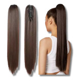 Aplique De Cabelo Rabo Cavalo Sintético Presilha Piranha