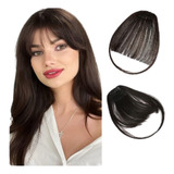 Aplique De Franja Cabelo Humano Virgem Liso Tic Tac