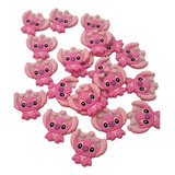 Aplique Emborachado Personagem Stitch Kit Com 50 Unidades