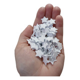Aplique Estrela 1 5 Cm Eva Branca Glitter Kit Com 100 Unid