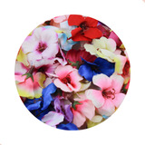 Aplique Flor De 35mm Em Poliéster Pacote Com 200 Unidades