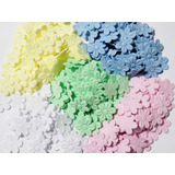 Aplique Flor Prensada Cores Candy Kit 100 Unidades Sortidas