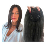 Aplique Franja Franjão Sem Corte 45cm Cabelo Humano Natural