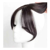 Aplique Franja Peruca Cabelobhumano Topo Cabelo 28cm Com Cli
