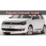 Aplique Friso Cromado Kit Grade Polo
