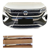 Aplique Friso Cromado Volkswagen Taos Detalhe Highline
