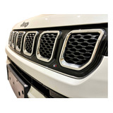 Aplique Friso Grade E Parachoque Cromado Jeep Compass 2022 