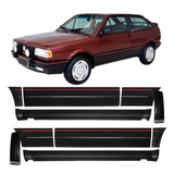 Aplique Friso Lateral Gol Gts 1 8 1991 1992 Preto