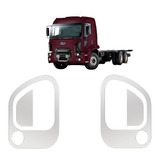 Aplique Inox Maçaneta Ford Cargo 2423 2429 Anos 2012 2013
