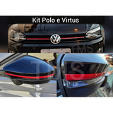 Aplique Kit Polo Virtus Friso Grade Gts Detalhe Retrovisor