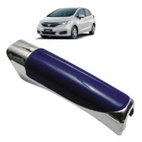 Aplique Manopla Capa Freio De Mão Cromado Para Honda Fit