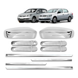 Aplique Retrovisor Maçaneta Friso Universal Voyage 2012 Kit