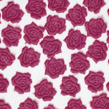 Aplique Tecido Prensado Florzinha Rosa Camélia 1pct 100und