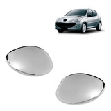 Apliques Cromado Retrovisor Citröen C3 Primeira Geração
