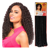 Apliques De Cabelo Cabelo Sintético Nina Softex Pacotinho Estilo Crochet Braids Preto 1 De 55cm 1 Mecha Por Pacote