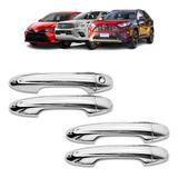 Apliques Jogo Maçanetas Cromadas Toyota Hilux 2016 Até 2019