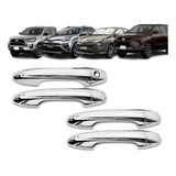 Apliques Jogos Maçanetas Cromadas Toyota Hilux 2016 Até 2020