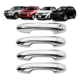 Apliques Jogos Maçanetas Cromadas Toyota Hilux Srx 16 Até 19