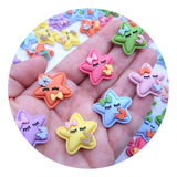 Apliques Laços Estrela 24mm 15 Unidade