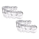 Apneia Do Sono Aparelho Bruxismo Dental estojo Kit 2 Placas