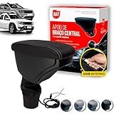 Apoio De Braço Renault Duster E Oroch Ano 2011 Até 2020 EPC C Usb Preto C Linha Branca 
