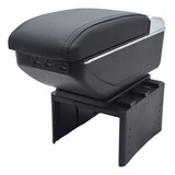 Apoio De Braço Universal Carro 7 Usb Courvin Preto Toro