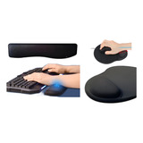 Apoio P teclado key Pad Preto mouse Pad C apoio De Pulso