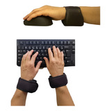 Apoio Punho Ortopédico Para Teclado Tendinite Cor Preto