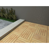 Apoio Sustentavel Modular 12 Unidades Deck Madeira Eucalipto