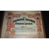 Apólice Antiga The Salvador Railway Company