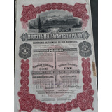 Apólice Brazil Railway Company 1910 38465