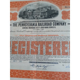 Apólice Eua The Pennsylvania Railroad Company