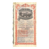 Apólice Obrigação Brazil Railway Company 1909
