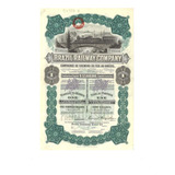 Apólice Obrigação Brazil Railway Company 52 000 Verde