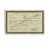 Apólice Obrigação Reajustável Tesouro Nacional 1966
