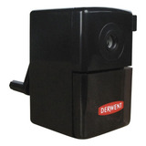 Apontador De Mesa Derwent Manual Mini Manivela Com Depósito