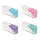 Apontador Faber Castell Tons Pastel C depósito Kit C 2 Unida