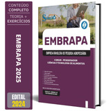 Apostila Embrapa Comum Pesquisador Ciência E Tecnologia De Alimentos Área 1