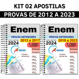 Apostila Enem 2024 12 Anos De Provas Anteriores Questões 2012 A 2023 Com Gabaritos