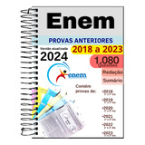 Apostila Enem 2024 Provas Anteriores Caderno Questoes De 2018 A 2023 Com Gabaritos