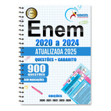 Apostila Enem 2025 provas 2020 A 2024 Gabarito Redação