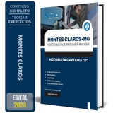 Apostila Motorista Carteira D Prefeitura Montes Claros Mg