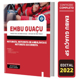Apostila Prefeitura Embu Guaçu Sp Cargos De Motorista
