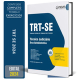 Apostila Trt Se Técnico Judiciário Área Administrativa Trt Sergipe